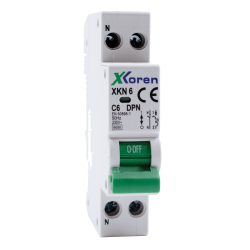 XKOREN 6A 16kA C Tipi DPN Nötr Kesmeli Otomatik Sigorta XKOREN 6A 16kA C Tipi DPN Nötr Kesmeli Otomatik Sigorta